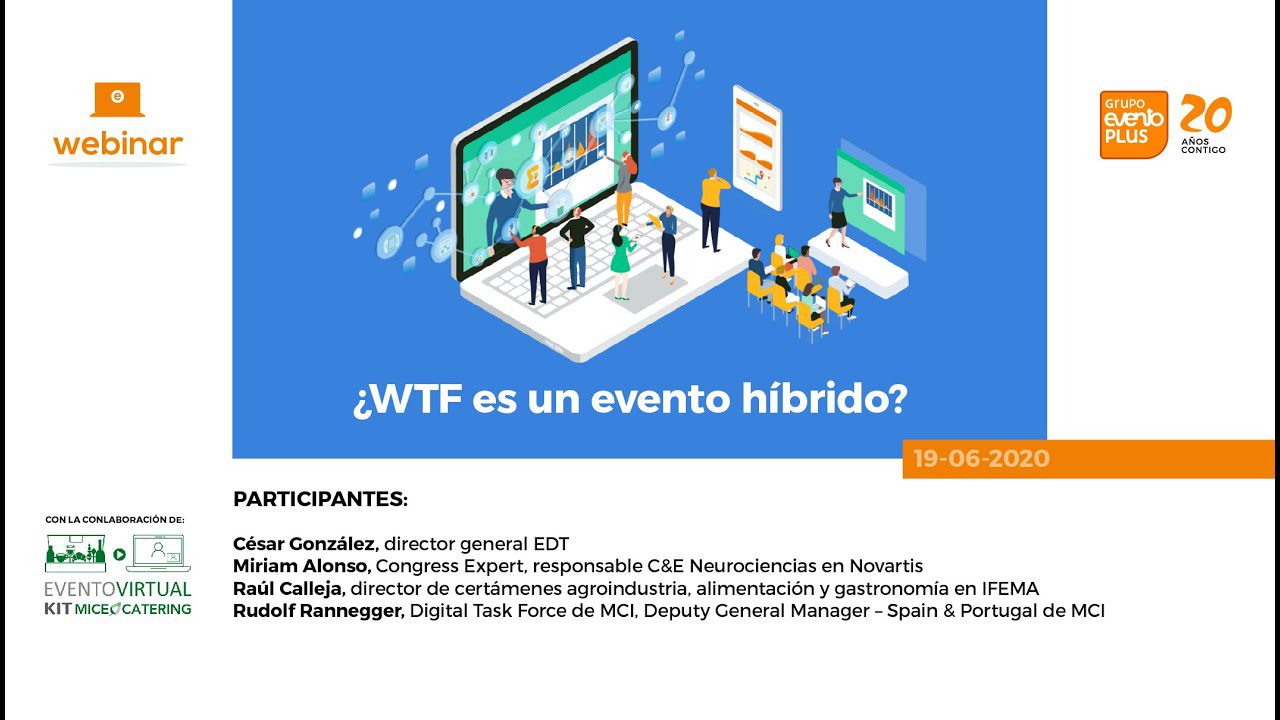 El papel de los webinars en la planificación de congresos híbridos