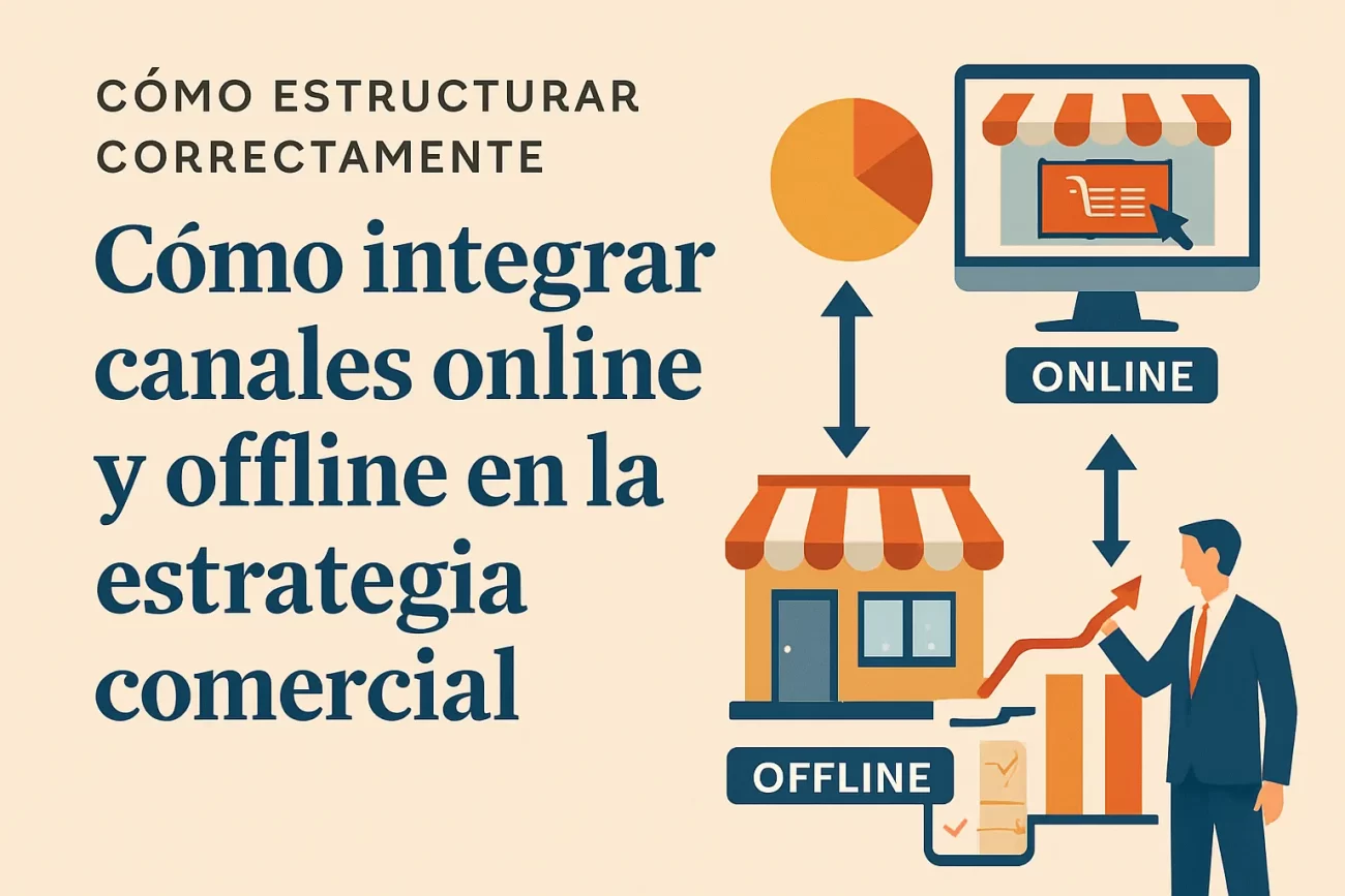 cómo estructurar correctamente Cómo integrar canales online y offline en la estrategia comercial