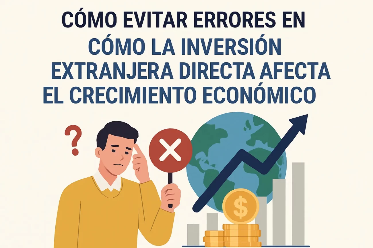 cómo evitar errores en Cómo la inversión extranjera directa afecta el crecimiento económico