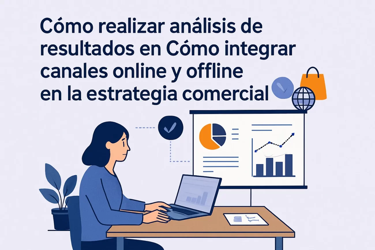 cómo realizar análisis de resultados en Cómo integrar canales online y offline en la estrategia comercial