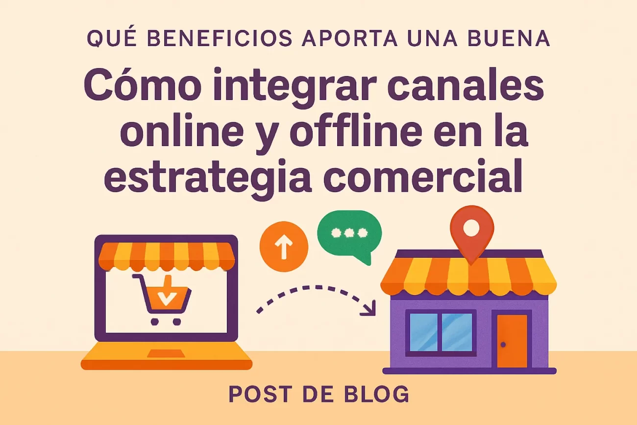 qué beneficios aporta una buena Cómo integrar canales online y offline en la estrategia comercial