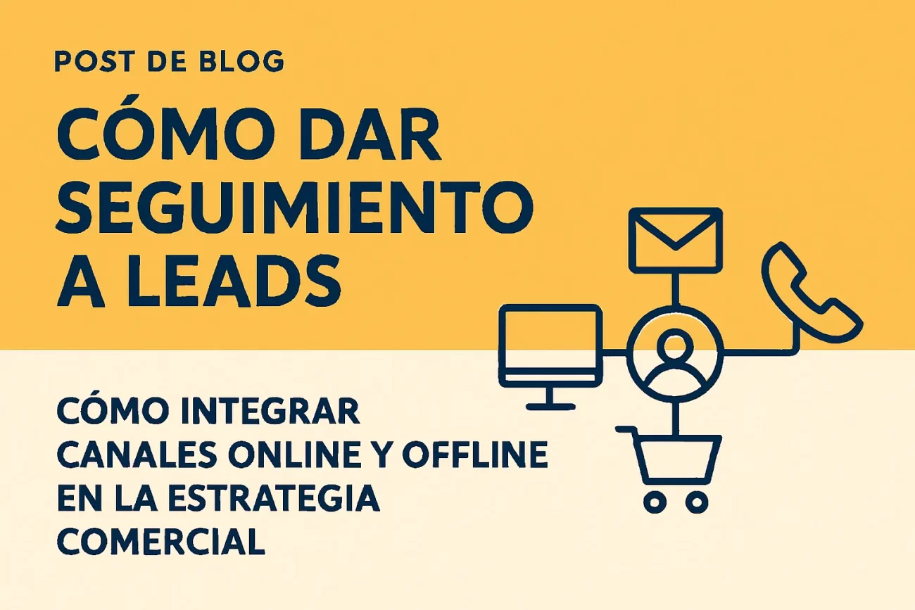 cómo dar seguimiento a leads en Cómo integrar canales online y offline en la estrategia comercial