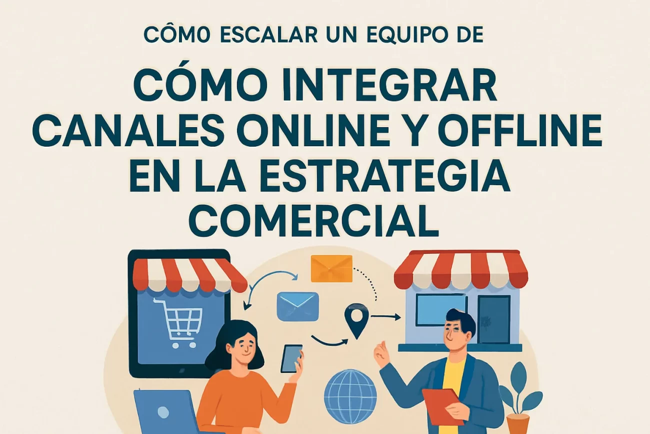 cómo escalar un equipo de Cómo integrar canales online y offline en la estrategia comercial