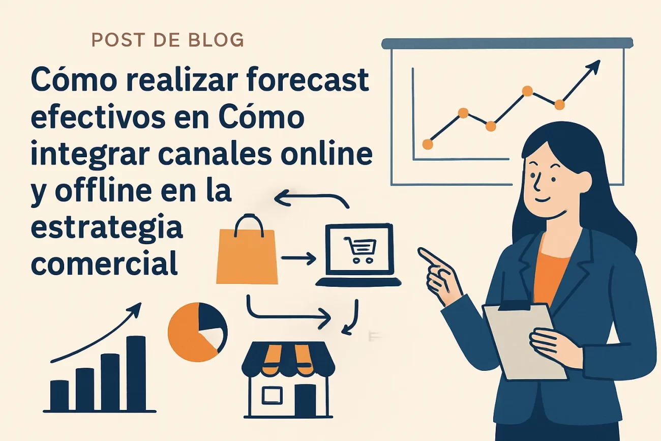 cómo realizar forecast efectivos en Cómo integrar canales online y offline en la estrategia comercial