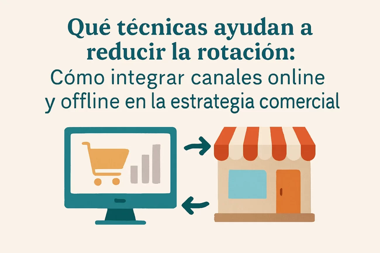 qué técnicas ayudan a reducir la rotación en Cómo integrar canales online y offline en la estrategia comercial