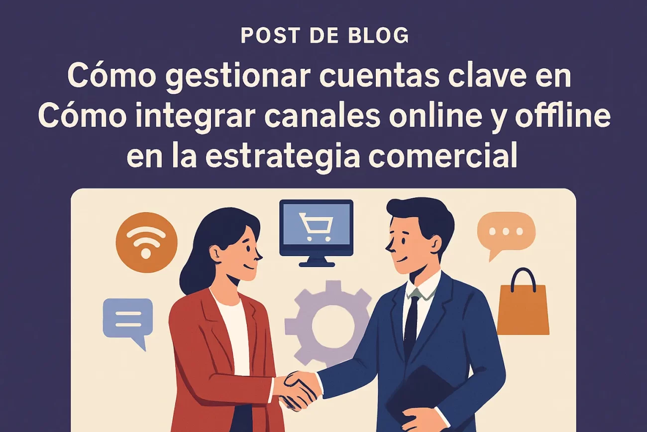cómo gestionar cuentas clave en Cómo integrar canales online y offline en la estrategia comercial
