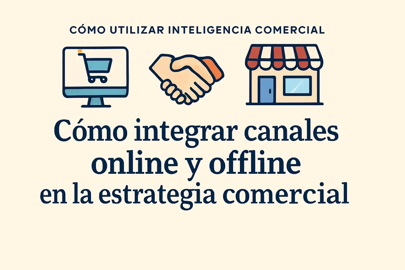 cómo utilizar inteligencia comercial en Cómo integrar canales online y offline en la estrategia comercial