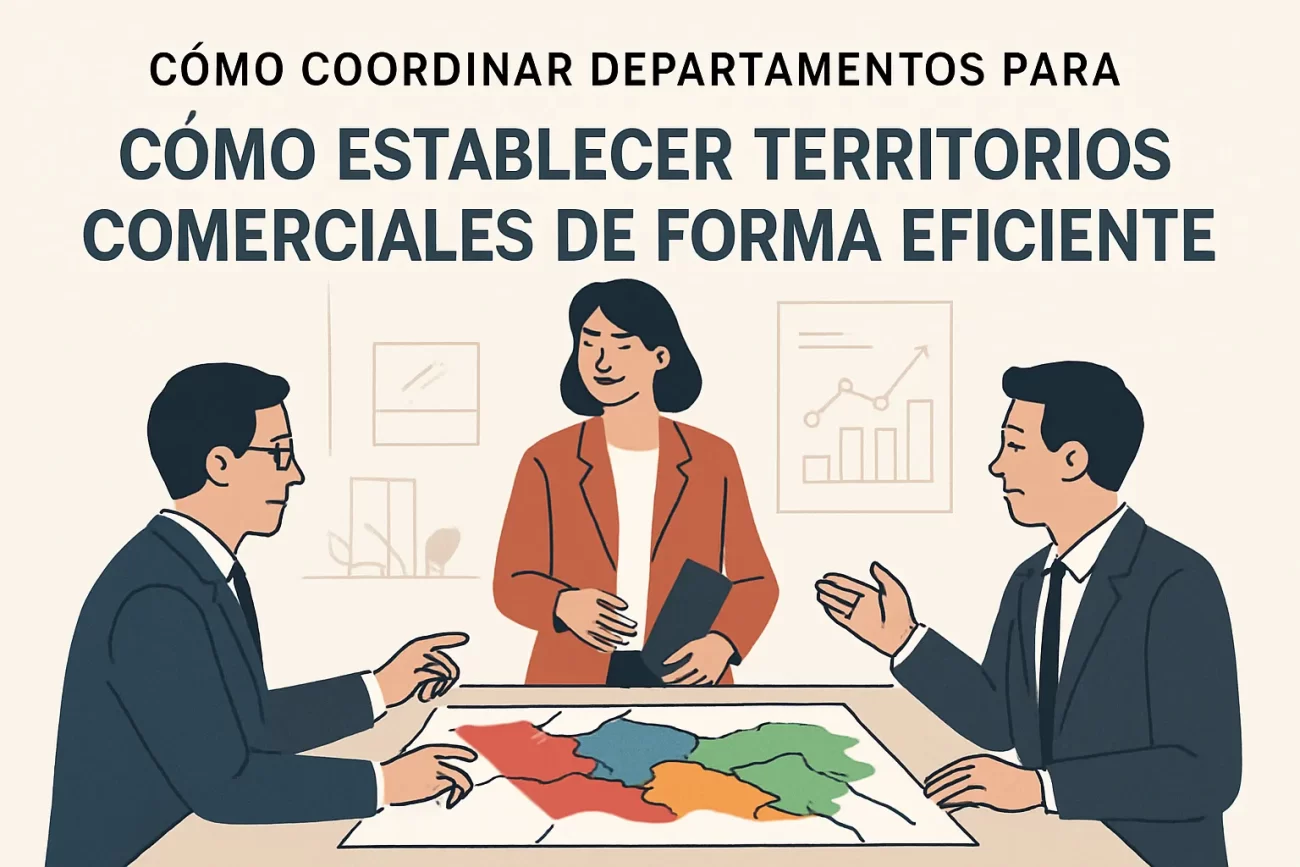 cómo coordinar departamentos para Cómo establecer territorios comerciales de forma eficiente