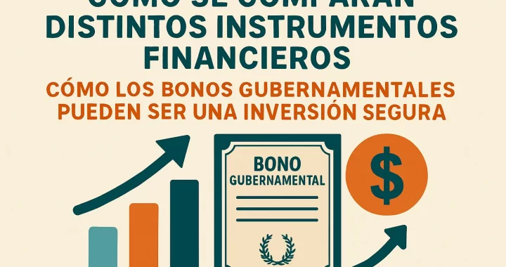 Cómo se comparan distintos instrumentos financieros: por qué los bonos gubernamentales son una inversión segura