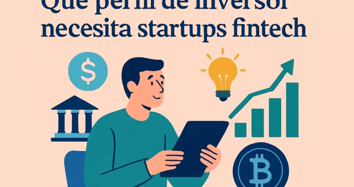Qué perfil de inversor necesita una startup fintech para crecer con éxito