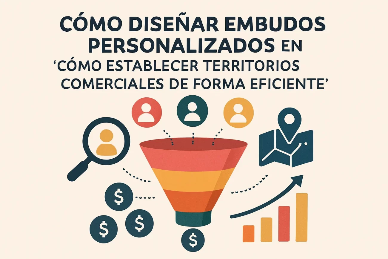 cómo diseñar embudos personalizados en Cómo establecer territorios comerciales de forma eficiente