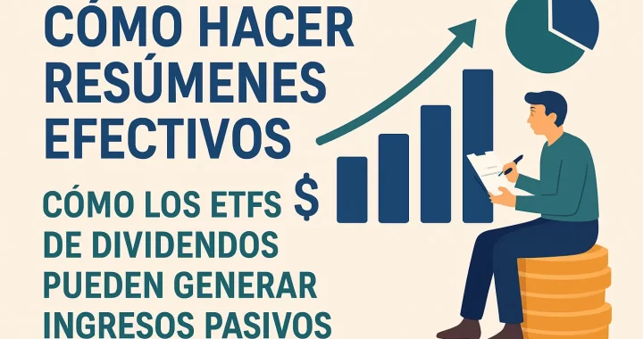 Cómo hacer resúmenes efectivos sobre cómo los ETFs de dividendos generan ingresos pasivos