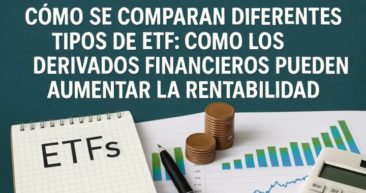 Cómo se comparan diferentes tipos de ETFs y cómo los derivados financieros pueden aumentar la rentabilidad