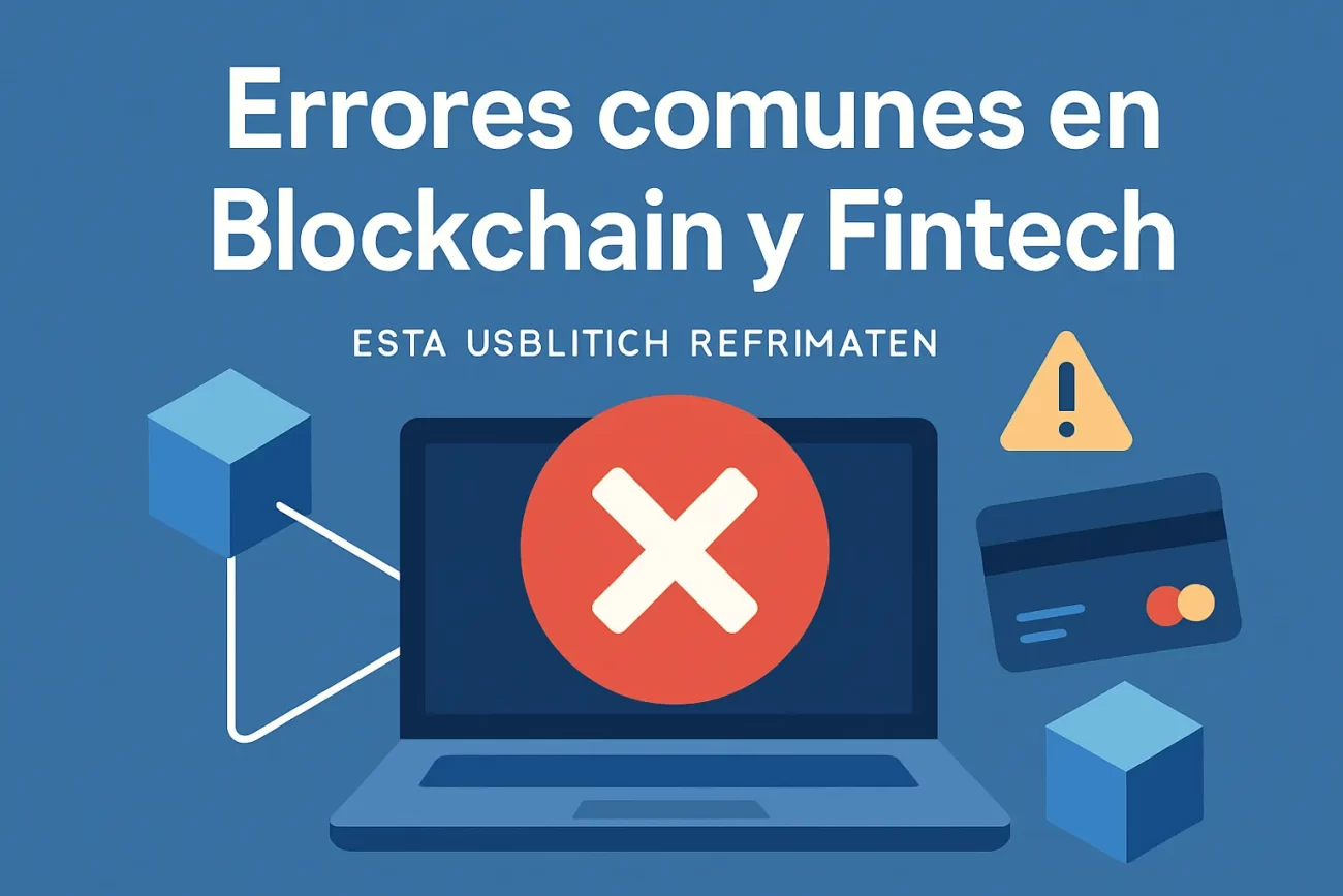errores-comunes-en-Blockchain-y-fintech | Realidad Económica errores comunes en Blockchain y fintech