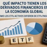 Impacto de los derivados financieros en la economía global y diferencias clave entre ETFs activos y pasivos