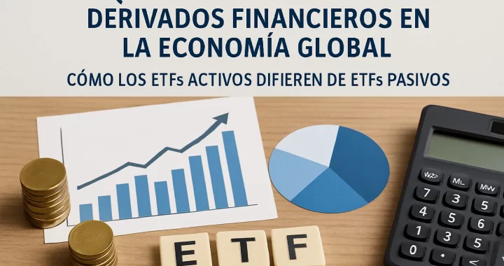 Impacto de los derivados financieros en la economía global y diferencias clave entre ETFs activos y pasivos