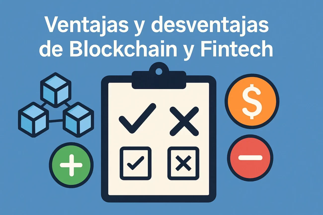 ventajas y desventajas de Blockchain y fintech