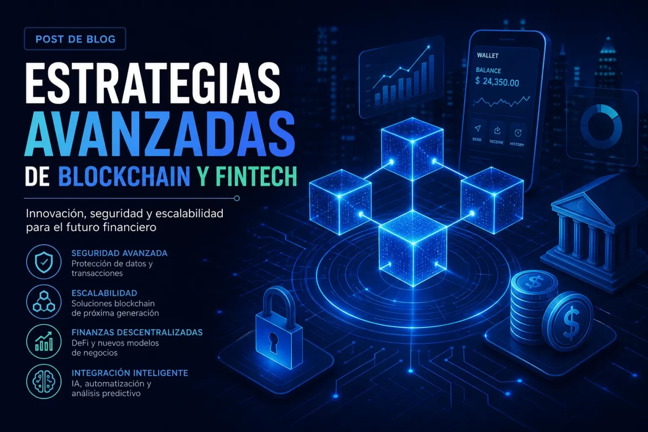 estrategias avanzadas de Blockchain y fintech
