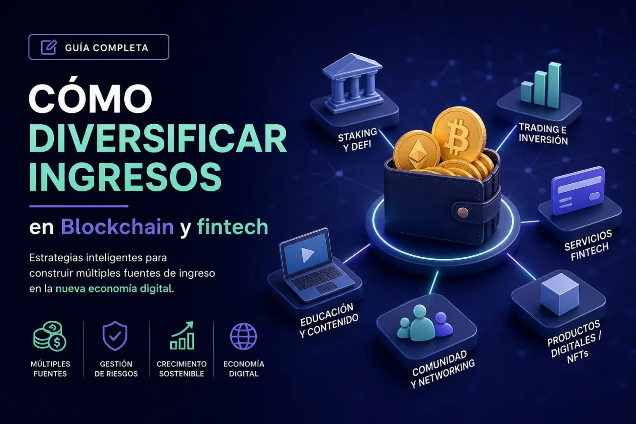 como-diversificar-ingresos-en-Blockchain-y-fintech | Realidad Económica cómo diversificar ingresos en Blockchain y fintech