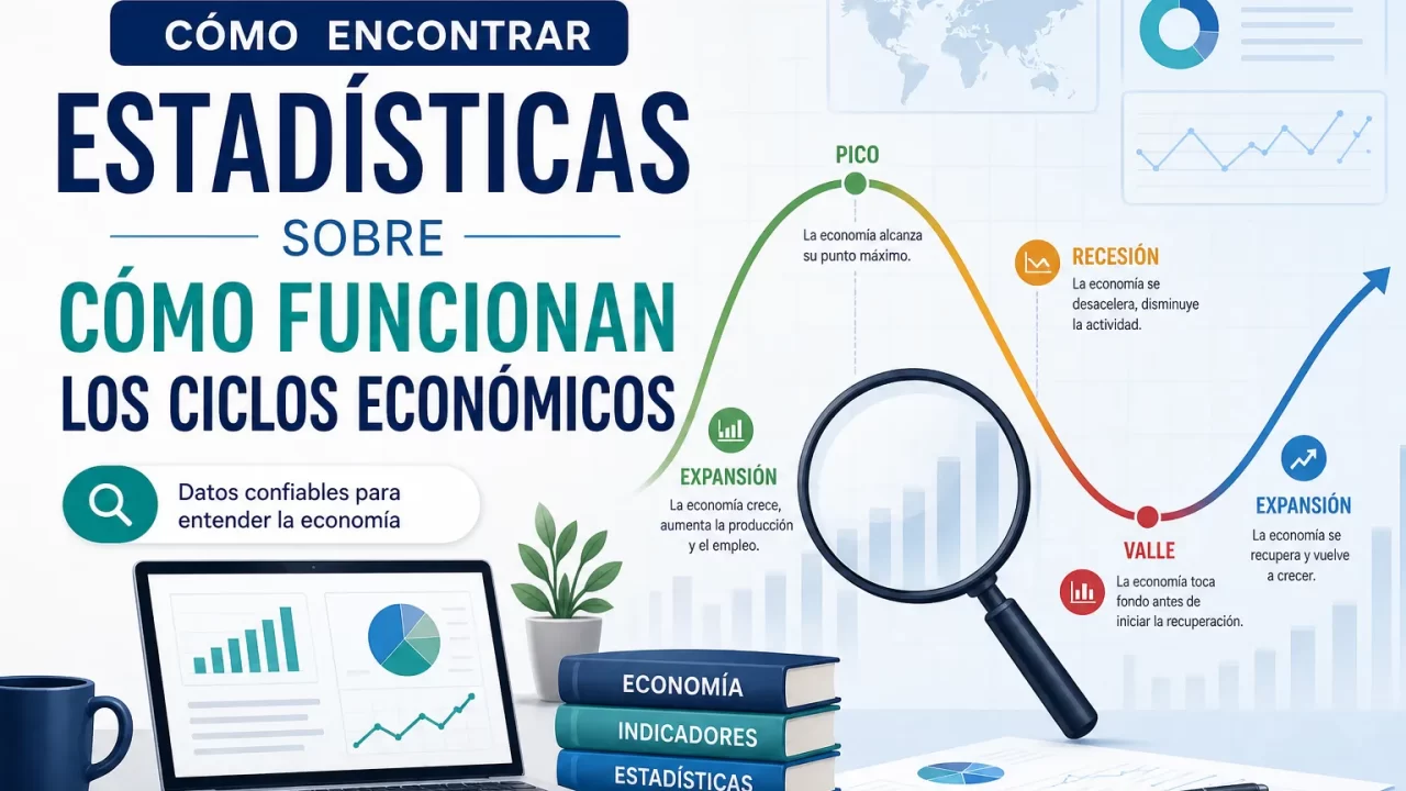 Cómo encontrar estadísticas sobre cómo funcionan los ciclos económicos: guía práctica y fuentes fiables