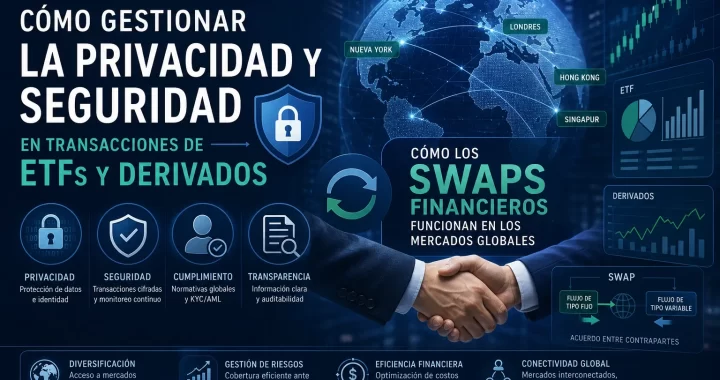 Cómo gestionar la privacidad y seguridad en transacciones de ETFs y derivados y cómo funcionan los swaps financieros en los mercados globales