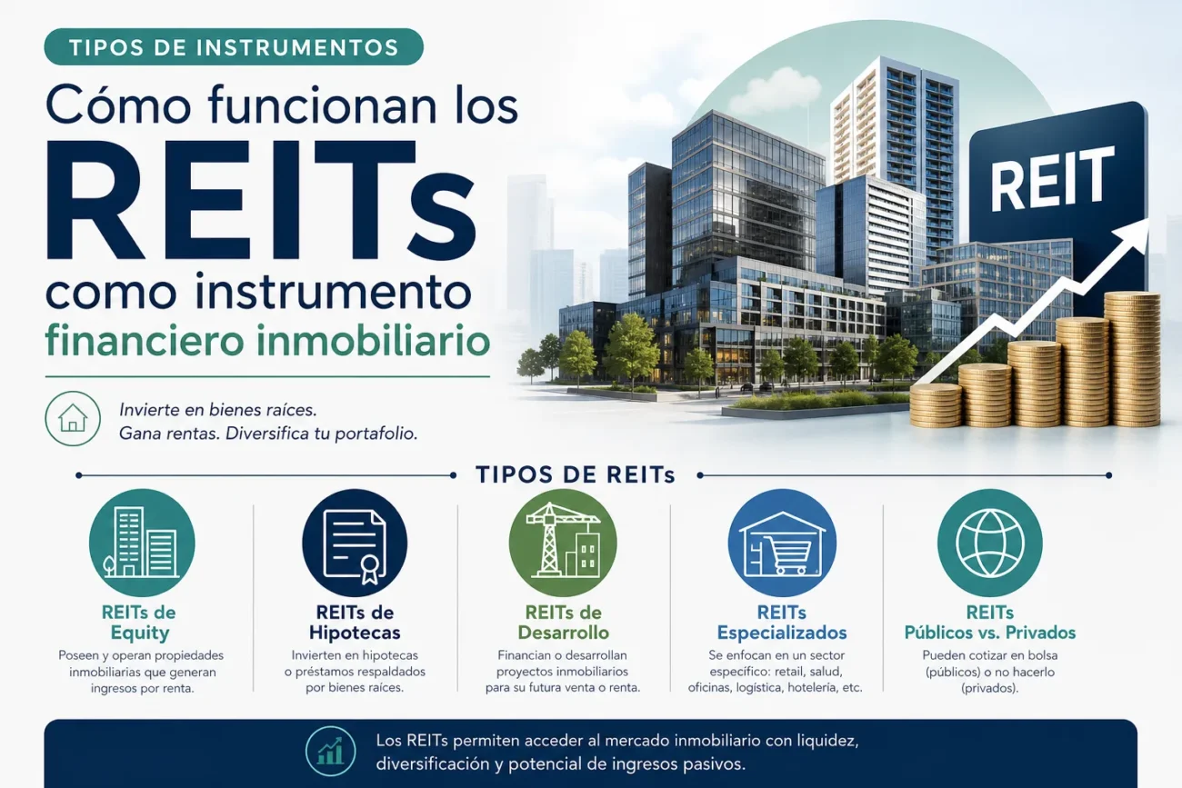 tipos-de-instrumentos-en-Como-funcionan-los-REITs-como-instrumento-financiero-inmobiliario | Realidad Económica tipos de instrumentos en Cómo funcionan los REITs como instrumento financiero inmobiliario