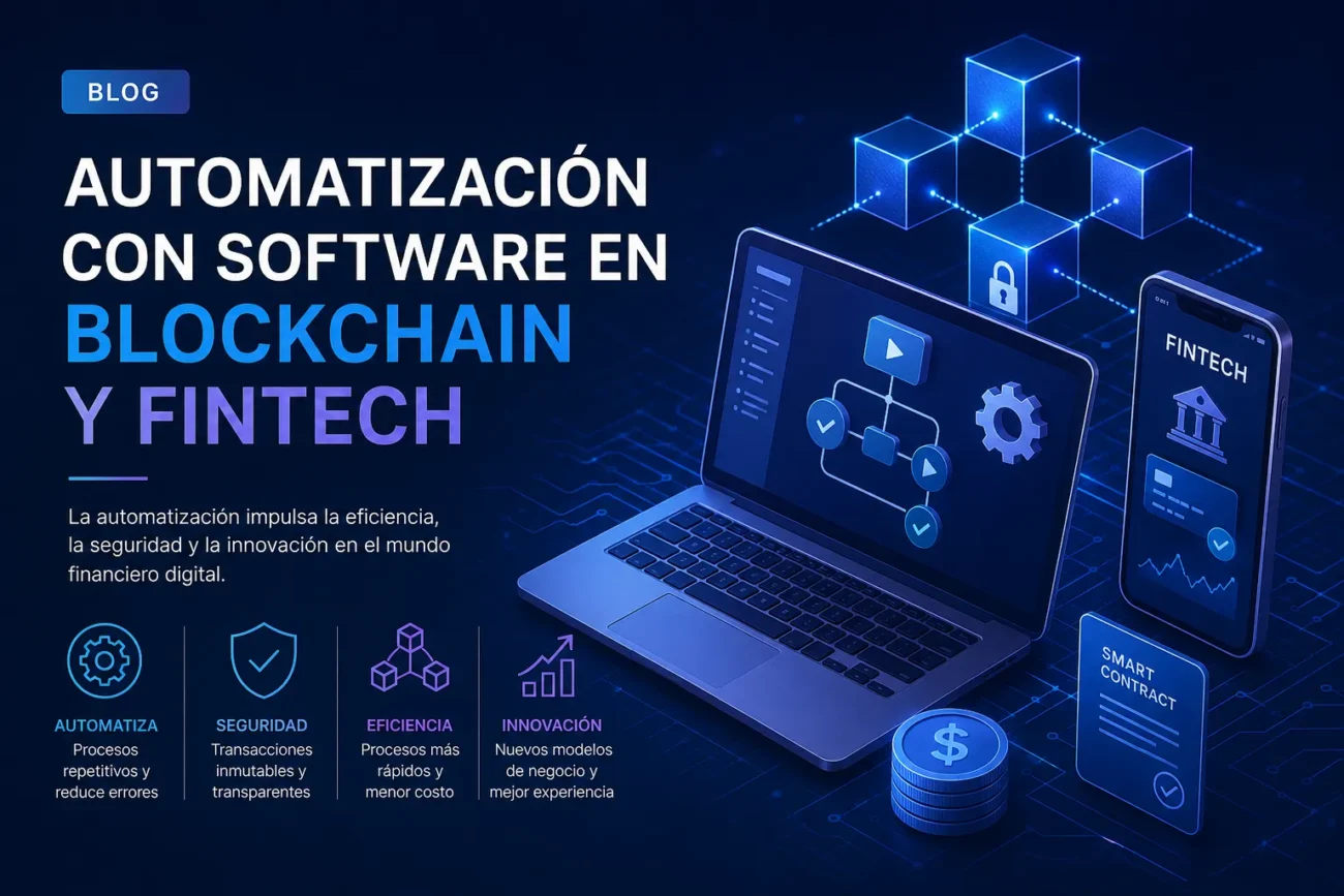 automatizacion-con-software-en-Blockchain-y-fintech | Realidad Económica automatización con software en Blockchain y fintech
