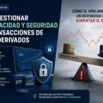 Cómo gestionar la privacidad y seguridad en transacciones de ETFs y derivados y cómo el apalancamiento aumenta el riesgo