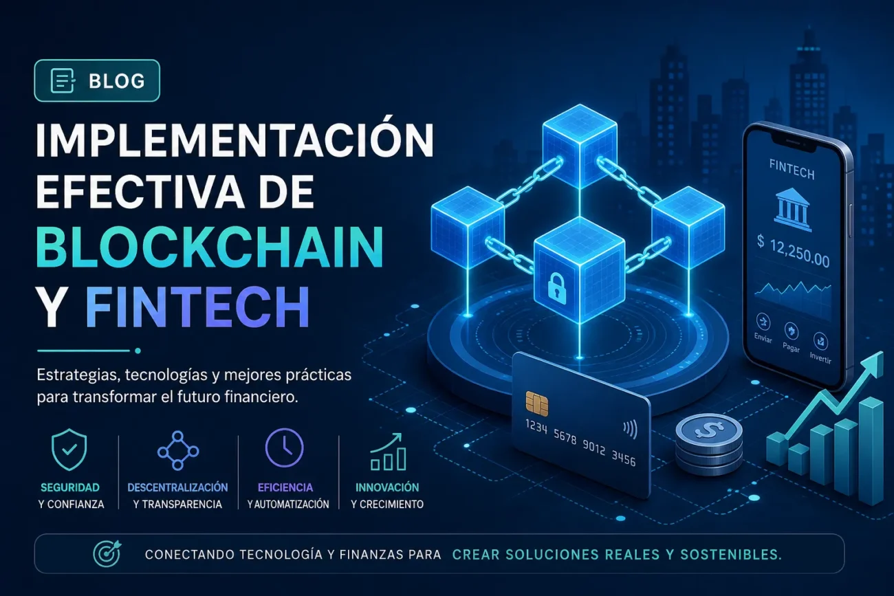 implementacion-efectiva-de-Blockchain-y-fintech | Realidad Económica implementación efectiva de Blockchain y fintech